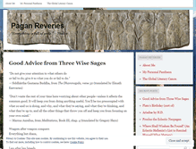 Tablet Screenshot of paganreveries.wordpress.com