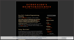 Desktop Screenshot of echofalko.wordpress.com