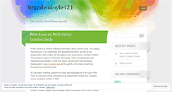 Desktop Screenshot of brandendoyle421.wordpress.com