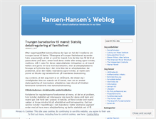 Tablet Screenshot of hansenhansen.wordpress.com