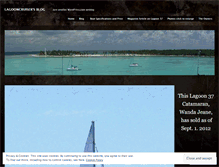 Tablet Screenshot of lagooncruiser.wordpress.com
