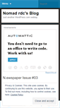 Mobile Screenshot of nomadrdc.wordpress.com
