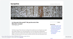 Desktop Screenshot of laurajohns.wordpress.com