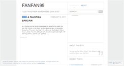 Desktop Screenshot of fanfan99.wordpress.com