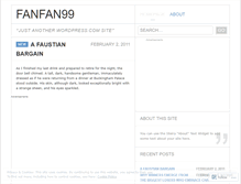 Tablet Screenshot of fanfan99.wordpress.com