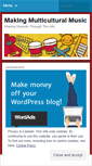 Mobile Screenshot of makingmulticulturalmusic.wordpress.com