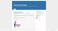 Desktop Screenshot of feelgoodfitness.wordpress.com