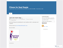 Tablet Screenshot of feelgoodfitness.wordpress.com