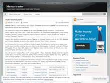 Tablet Screenshot of masseytractor.wordpress.com