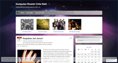 Desktop Screenshot of fadillahcinta.wordpress.com