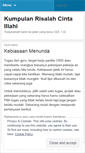 Mobile Screenshot of fadillahcinta.wordpress.com