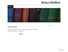 Tablet Screenshot of brianshiflett.wordpress.com