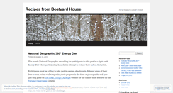 Desktop Screenshot of boatyardhouse.wordpress.com