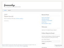 Tablet Screenshot of frommondays.wordpress.com