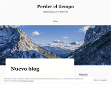 Tablet Screenshot of perdereltiempo.wordpress.com