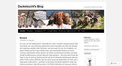 Desktop Screenshot of dackelsucht.wordpress.com