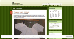 Desktop Screenshot of ellemeno.wordpress.com
