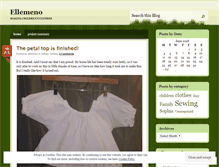 Tablet Screenshot of ellemeno.wordpress.com