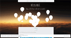 Desktop Screenshot of nicolable.wordpress.com