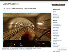 Tablet Screenshot of digitalanalogues.wordpress.com
