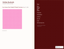 Tablet Screenshot of debbieroderick.wordpress.com
