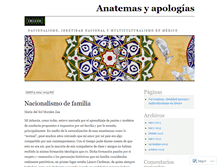 Tablet Screenshot of anatemasyapologias.wordpress.com