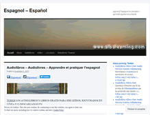 Tablet Screenshot of espagnolblog.wordpress.com
