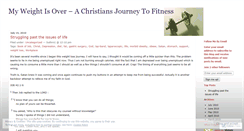 Desktop Screenshot of myweightisover.wordpress.com