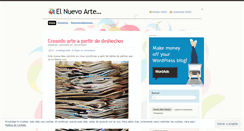 Desktop Screenshot of elnuevoarte.wordpress.com