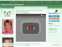 Tablet Screenshot of p2pcommerce.wordpress.com