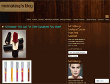 Tablet Screenshot of mcmakeup.wordpress.com