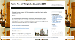 Desktop Screenshot of equipoolimpicopr2010.wordpress.com