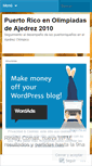 Mobile Screenshot of equipoolimpicopr2010.wordpress.com