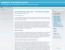 Tablet Screenshot of catholicus.wordpress.com