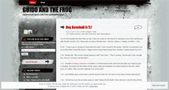 Desktop Screenshot of guidoandthefrog.wordpress.com