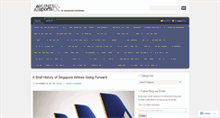 Desktop Screenshot of airlinesairports.wordpress.com