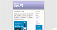 Desktop Screenshot of boxertails.wordpress.com
