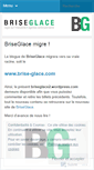 Mobile Screenshot of briseglace2.wordpress.com