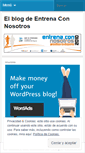 Mobile Screenshot of entrenaconnosotros.wordpress.com