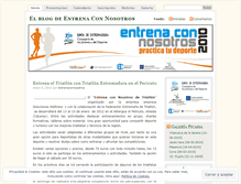 Tablet Screenshot of entrenaconnosotros.wordpress.com