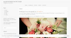 Desktop Screenshot of elliesworldofpictures.wordpress.com