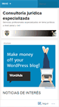 Mobile Screenshot of consultoriajuridicaespecializada.wordpress.com