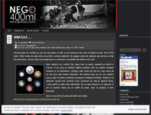 Tablet Screenshot of nego400ml.wordpress.com