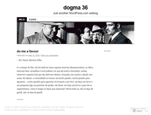 Tablet Screenshot of dogma36.wordpress.com