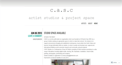 Desktop Screenshot of cascstudios.wordpress.com