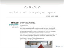 Tablet Screenshot of cascstudios.wordpress.com