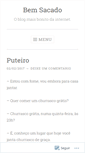 Mobile Screenshot of bemsacado.wordpress.com