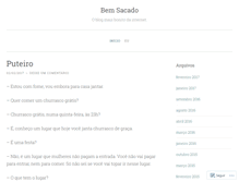 Tablet Screenshot of bemsacado.wordpress.com