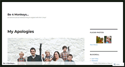 Desktop Screenshot of 3weemonkeys.wordpress.com