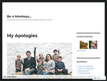 Tablet Screenshot of 3weemonkeys.wordpress.com